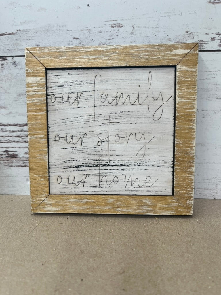 Our Family Story Interchangeable Tile Collection:  Individual Tiles $10/each