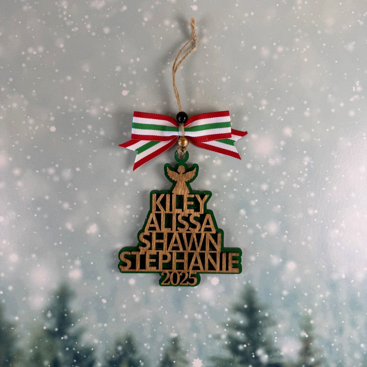 Personalized Name Christmas Tree Ornament