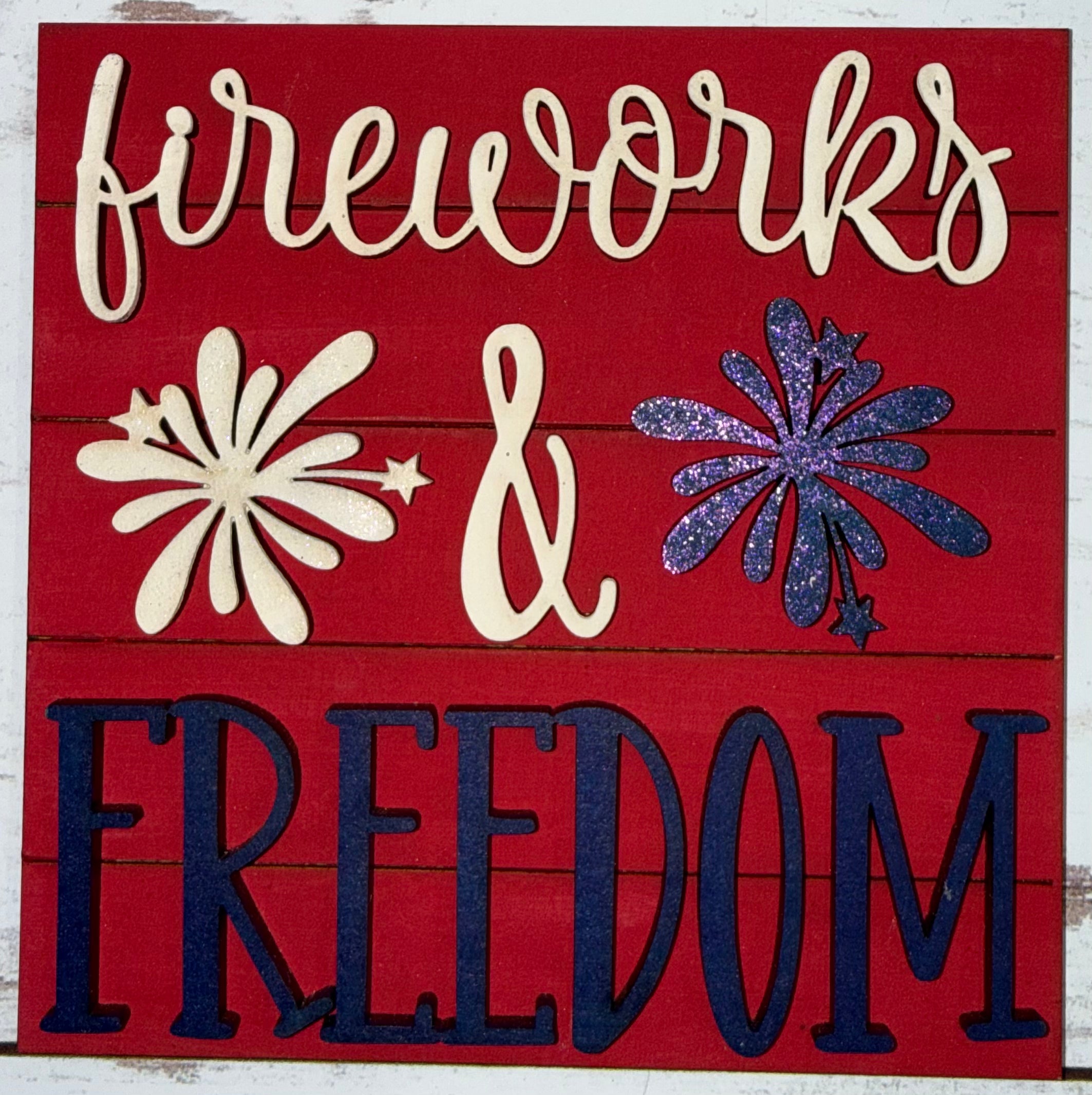 4th of July Gnome Interchangeable Tile Collection (Single Tiles $10/each)