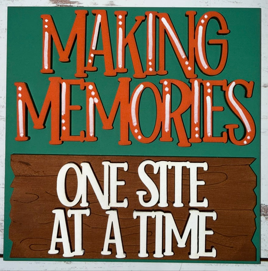 Camping Adventure Interchangeable Tile Collection (Individual Tiles $10/each)