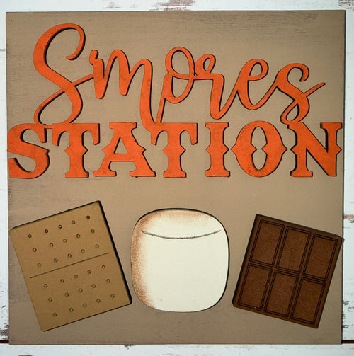 Camping Cabin S'Mores Interchangeable Tile Collection:  (Individual Tiles $10/each)