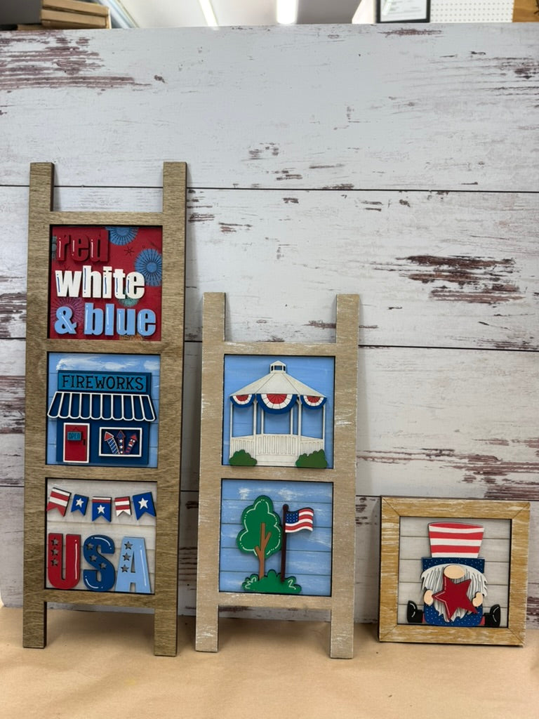 4th of July Classic Interchangeable Tile Collection (Single Tiles $10/each)