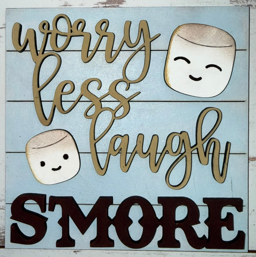Camping Cabin S'Mores Interchangeable Tile Collection:  (Individual Tiles $10/each)