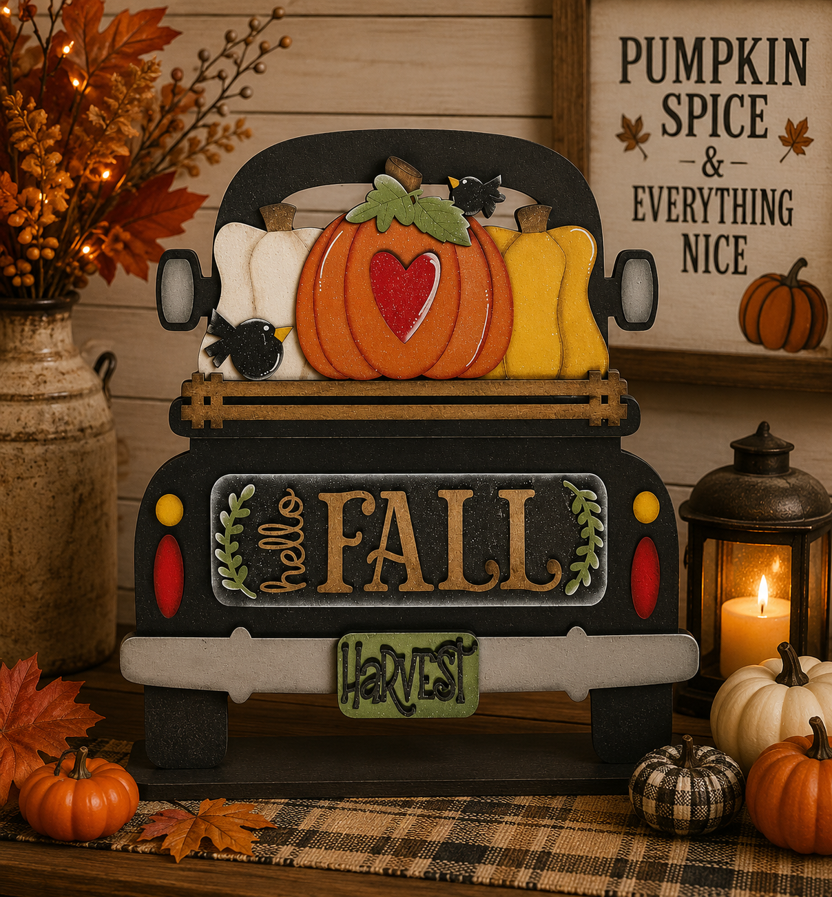 Workshop:  Halloween/Fall/Thanksgiving Truck Interchangeable - Sat, 8/22/26 @ 2 pm