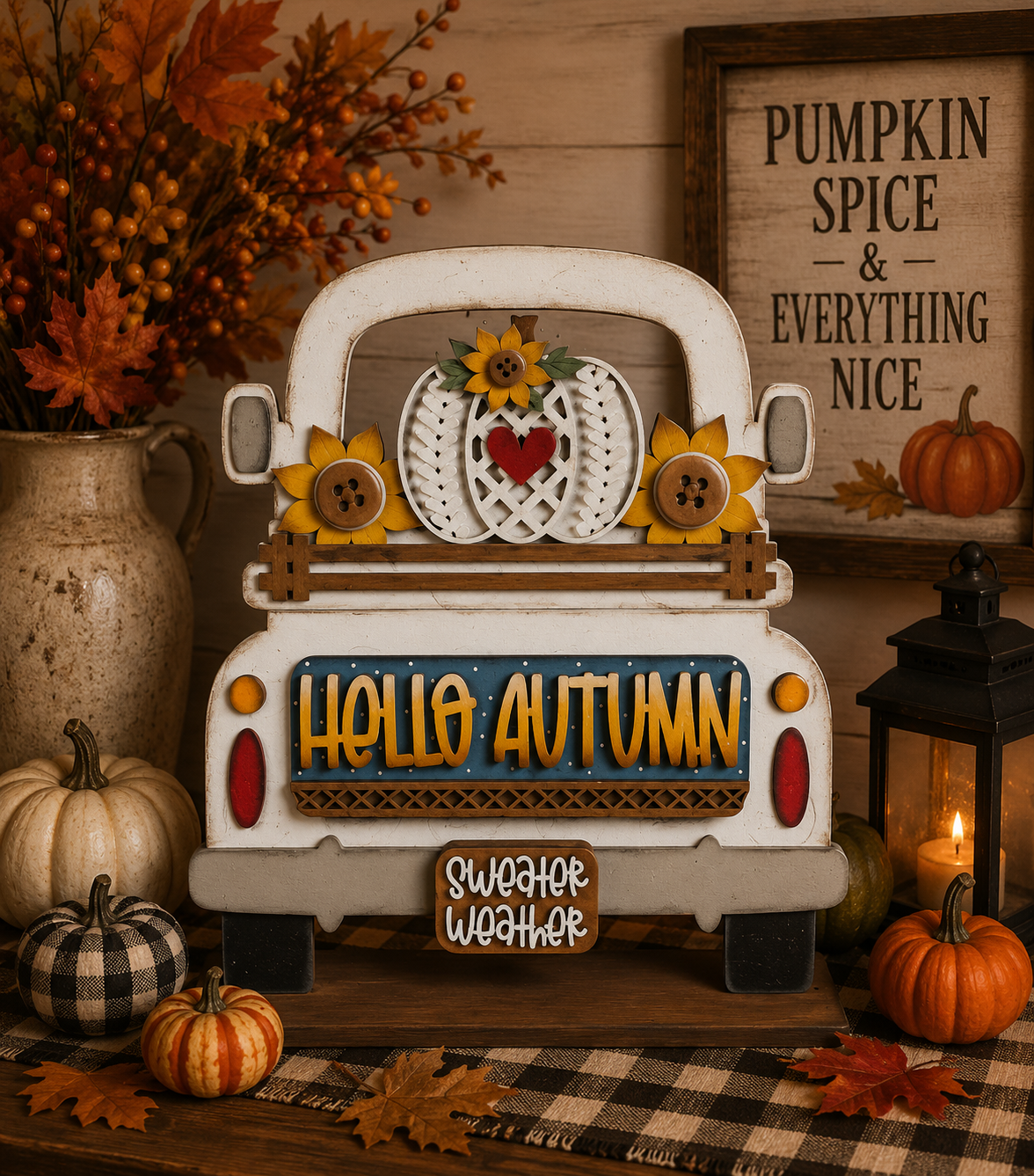 Workshop:  Halloween/Fall/Thanksgiving Truck Interchangeable - Sat, 8/22/26 @ 2 pm