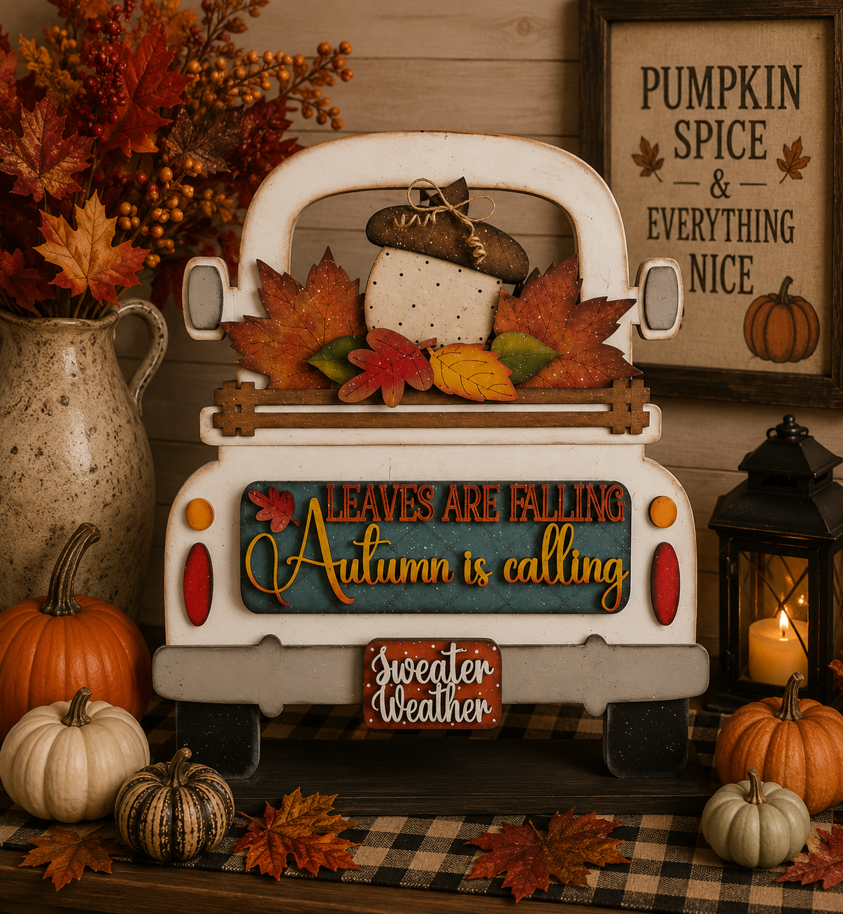 Workshop:  Halloween/Fall/Thanksgiving Truck Interchangeable - Sat, 8/22/26 @ 2 pm