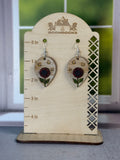 Bees w/sunflower dangle earrings
