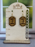 Dibs on the Cowboy earrings