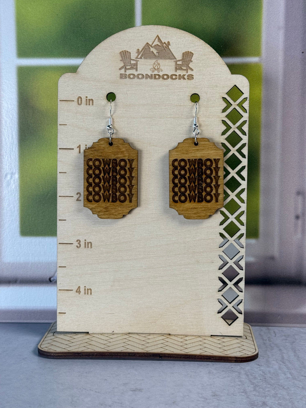 Cowboy Cowboy Cowboy dangle earrings