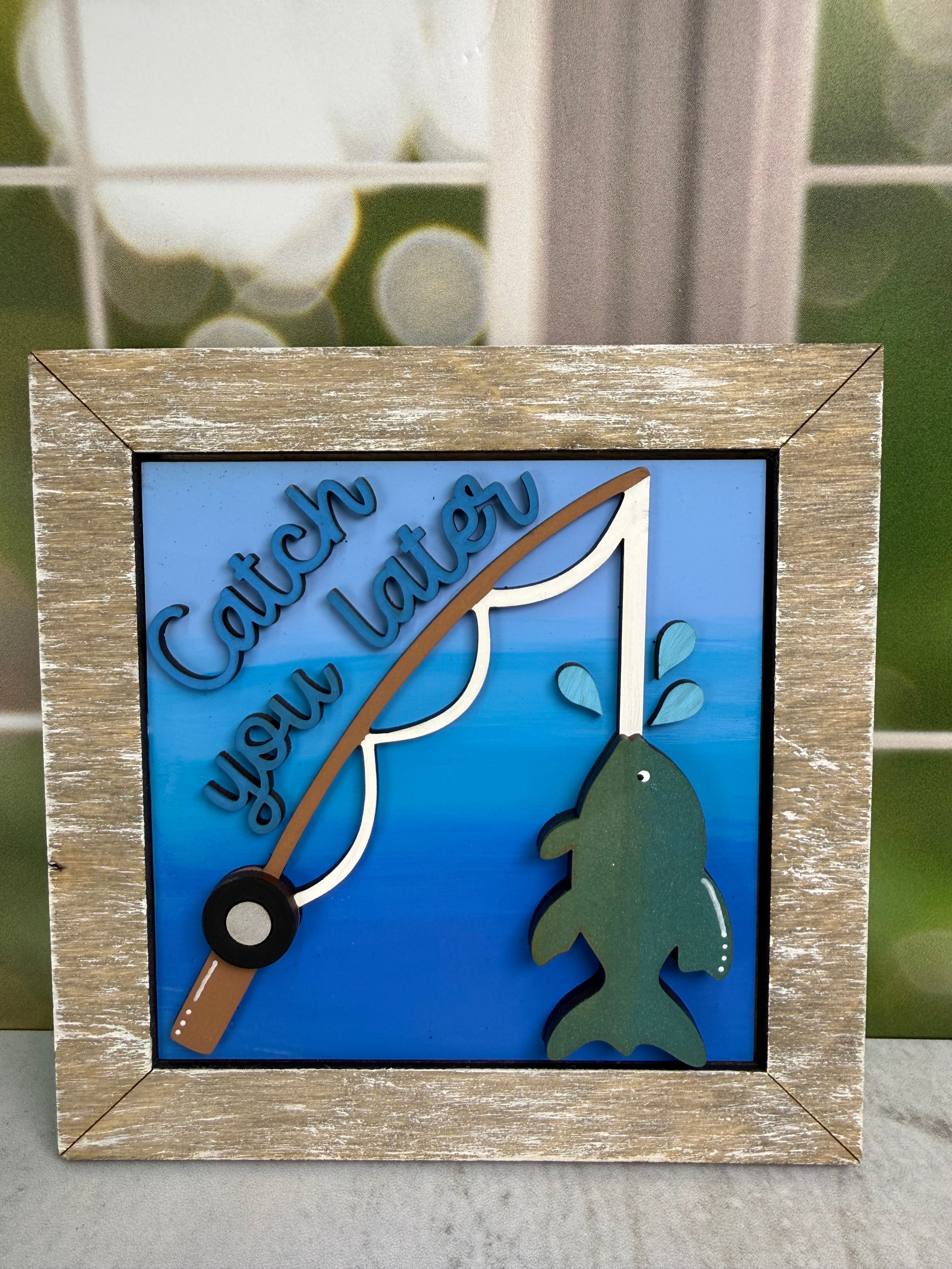 Fishing Interchangeable Tile Collection:  Tiles $10/each