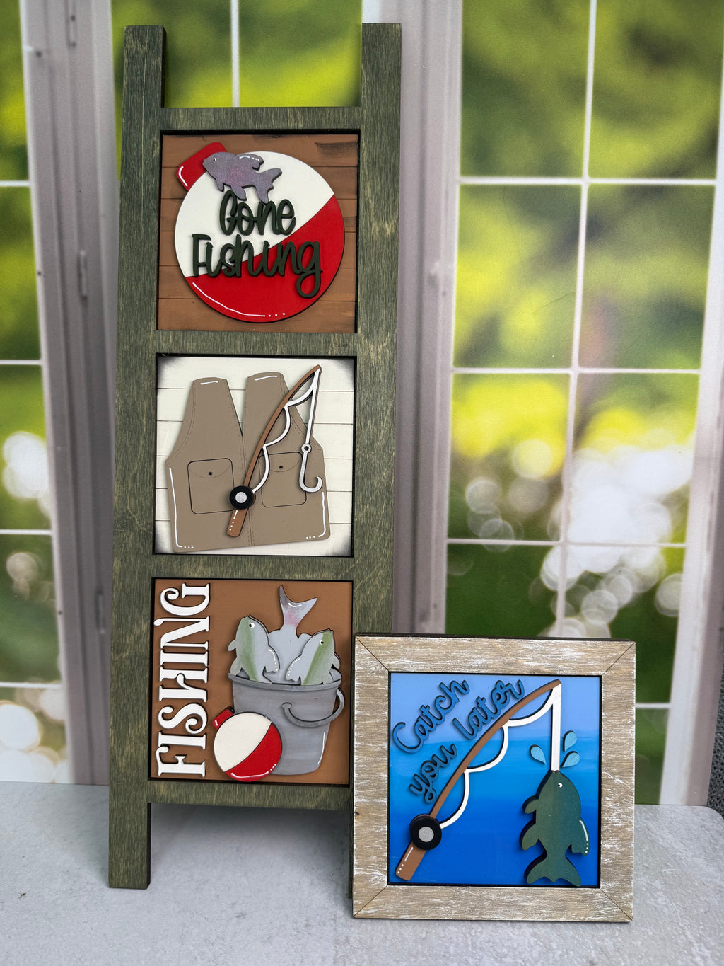 Fishing Interchangeable Tile Collection:  Tiles $10/each