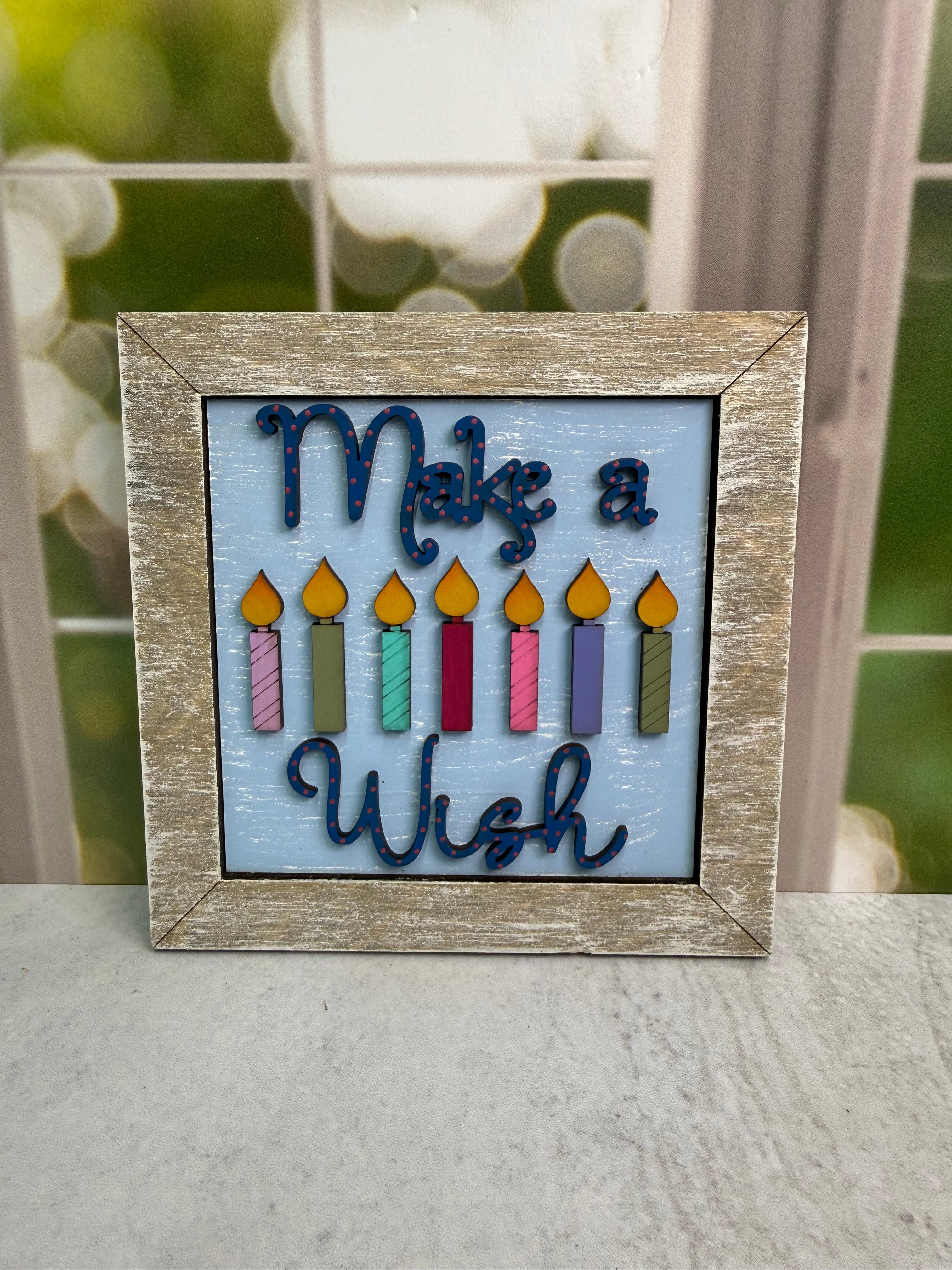 Happy Birthday Interchangeable Tile Collection:  Tiles $10/each