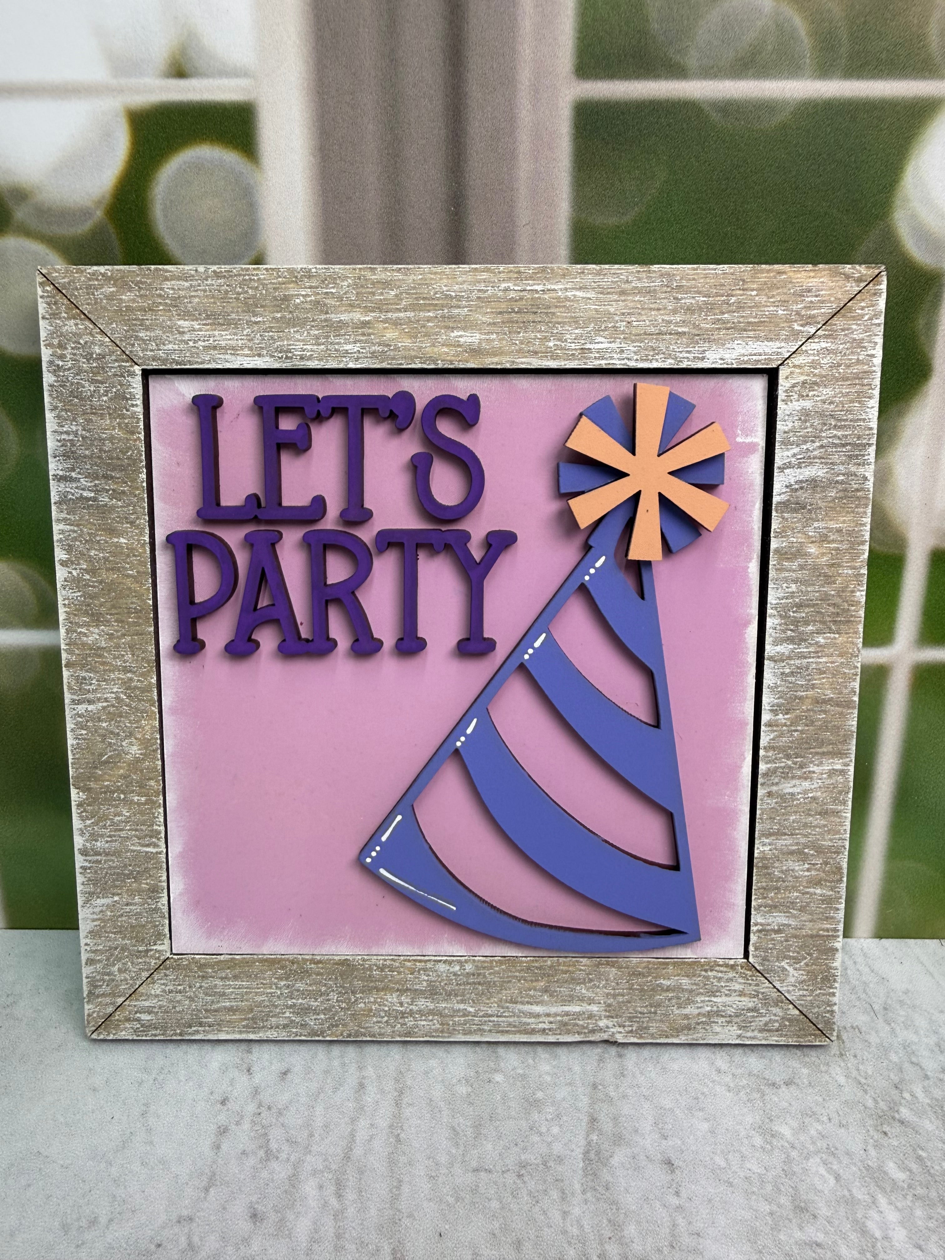 Happy Birthday Interchangeable Tile Collection:  Tiles $10/each