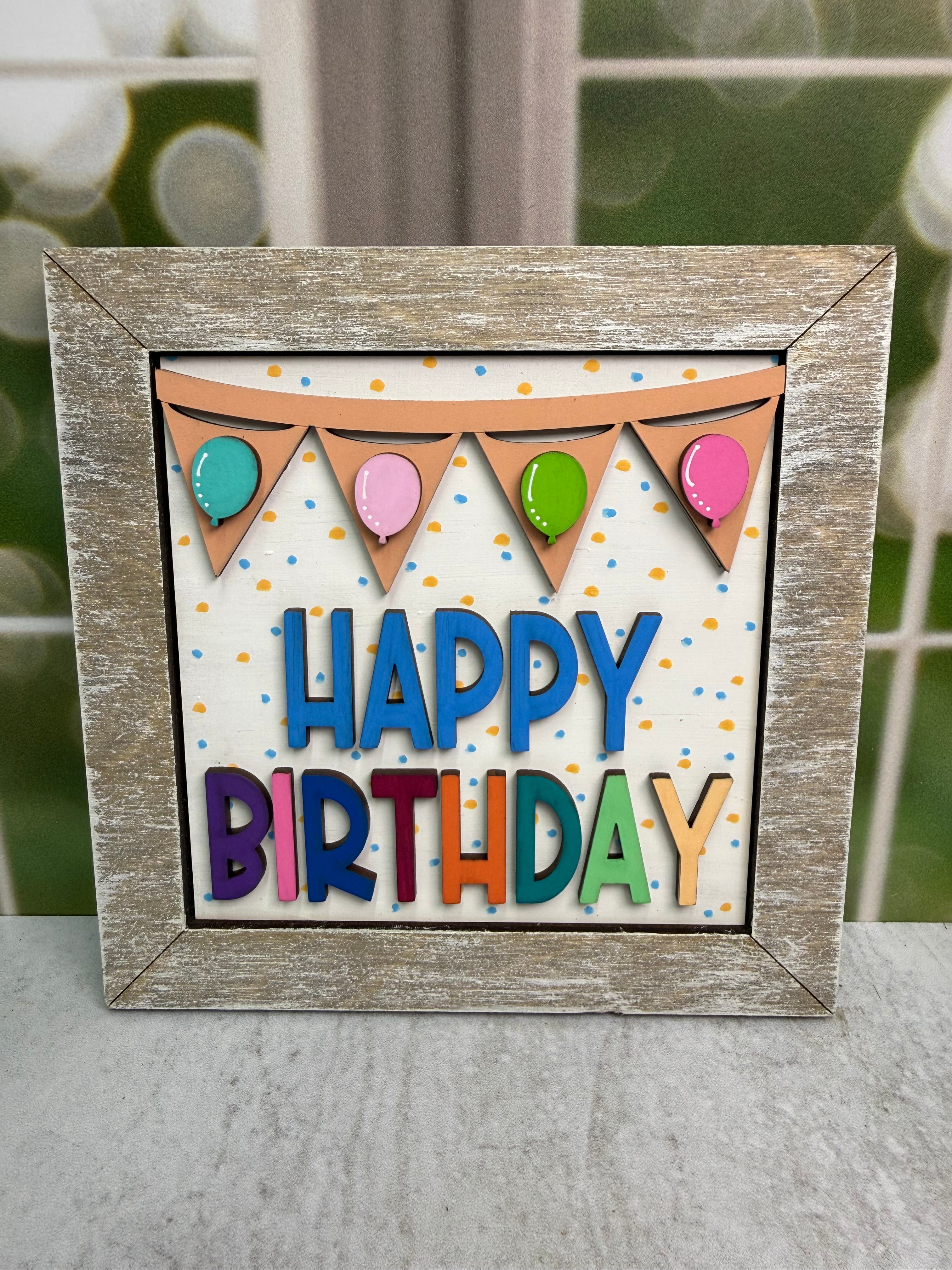 Happy Birthday Interchangeable Tile Collection:  Tiles $10/each