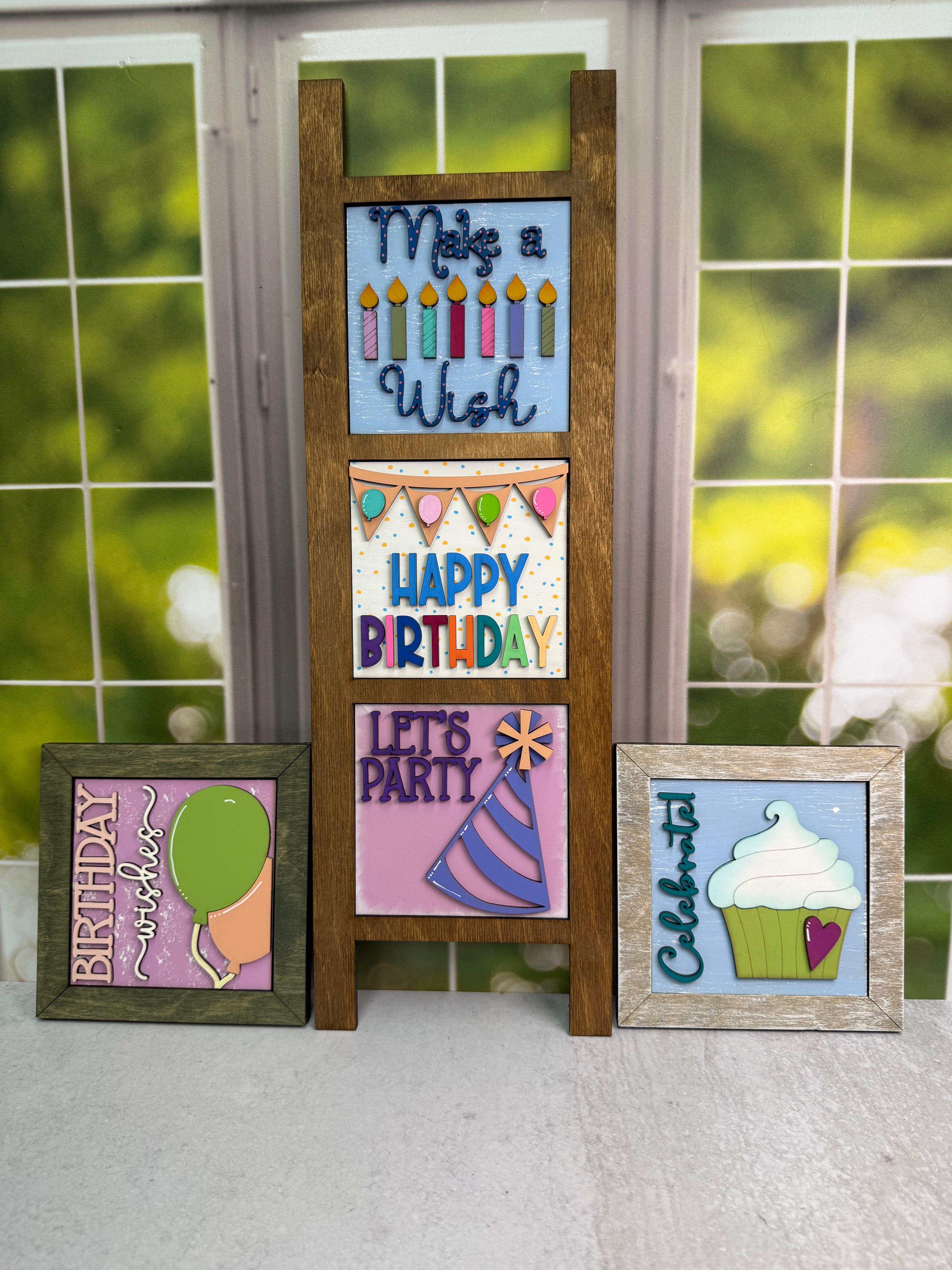 Happy Birthday Interchangeable Tile Collection:  Tiles $10/each