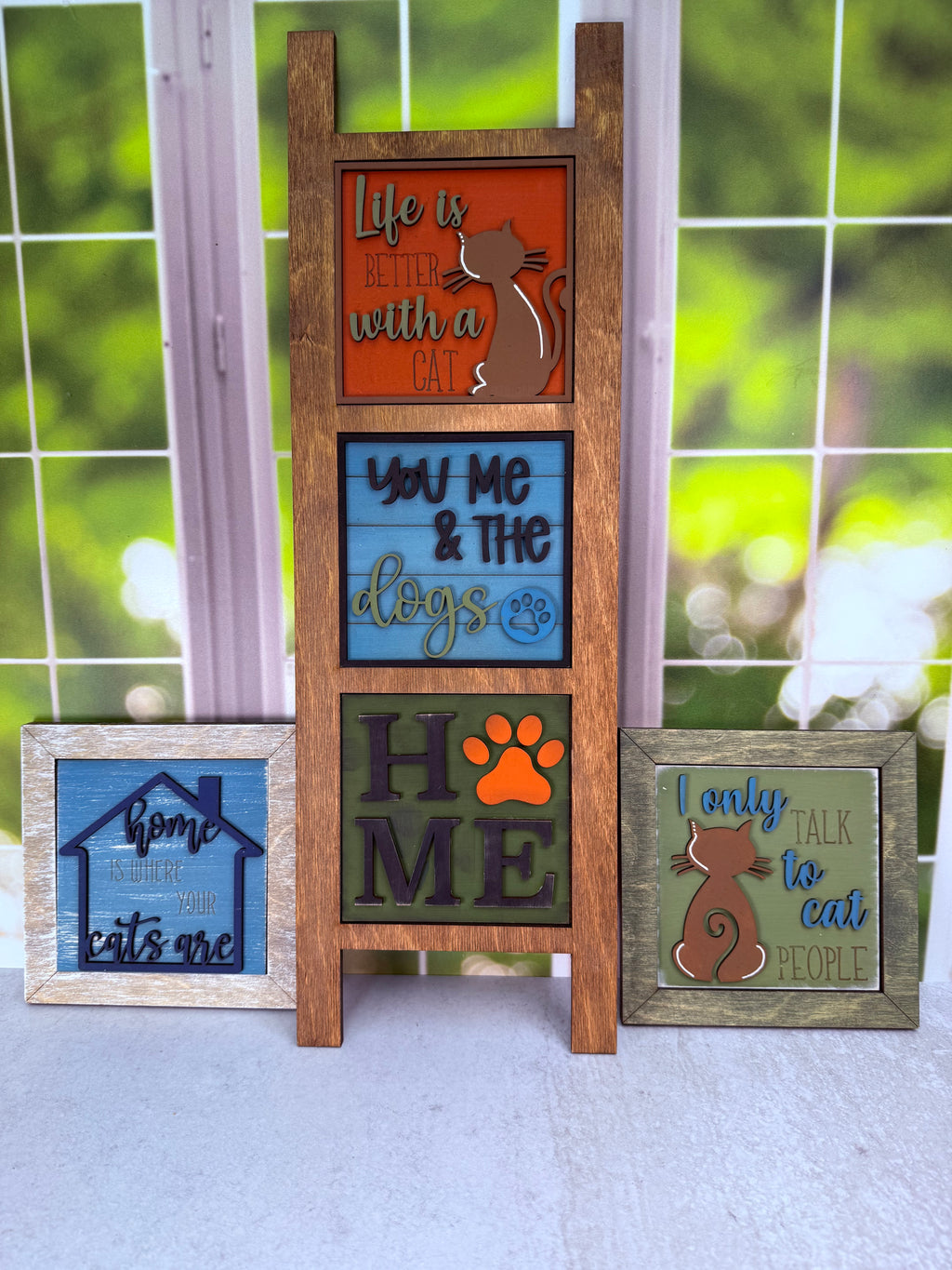 Cat Dog Love Interchangeable Tile Collection:  Individual Tiles $10/each