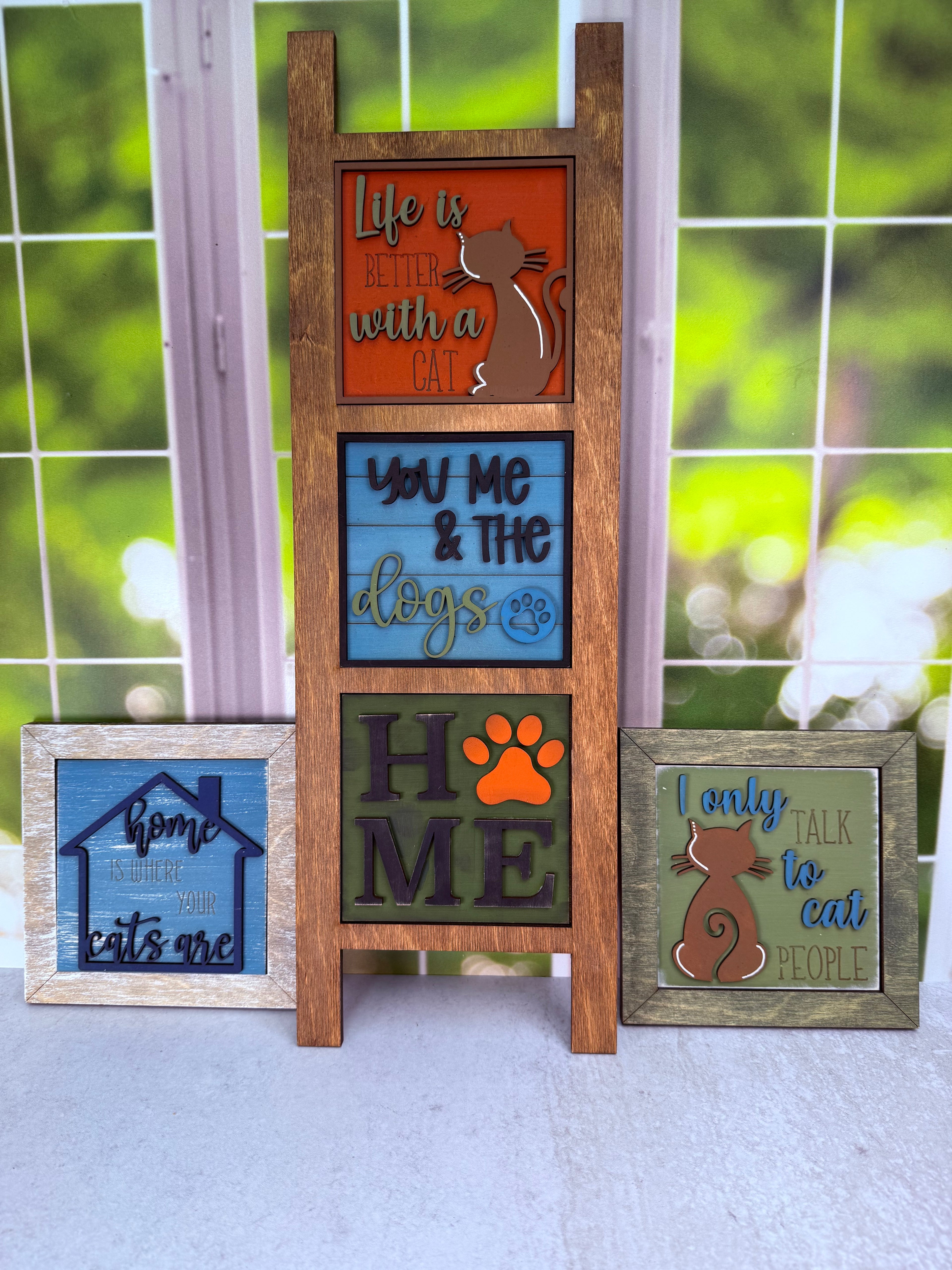 Cat Dog Love Interchangeable Tile Collection:  Individual Tiles $10/each