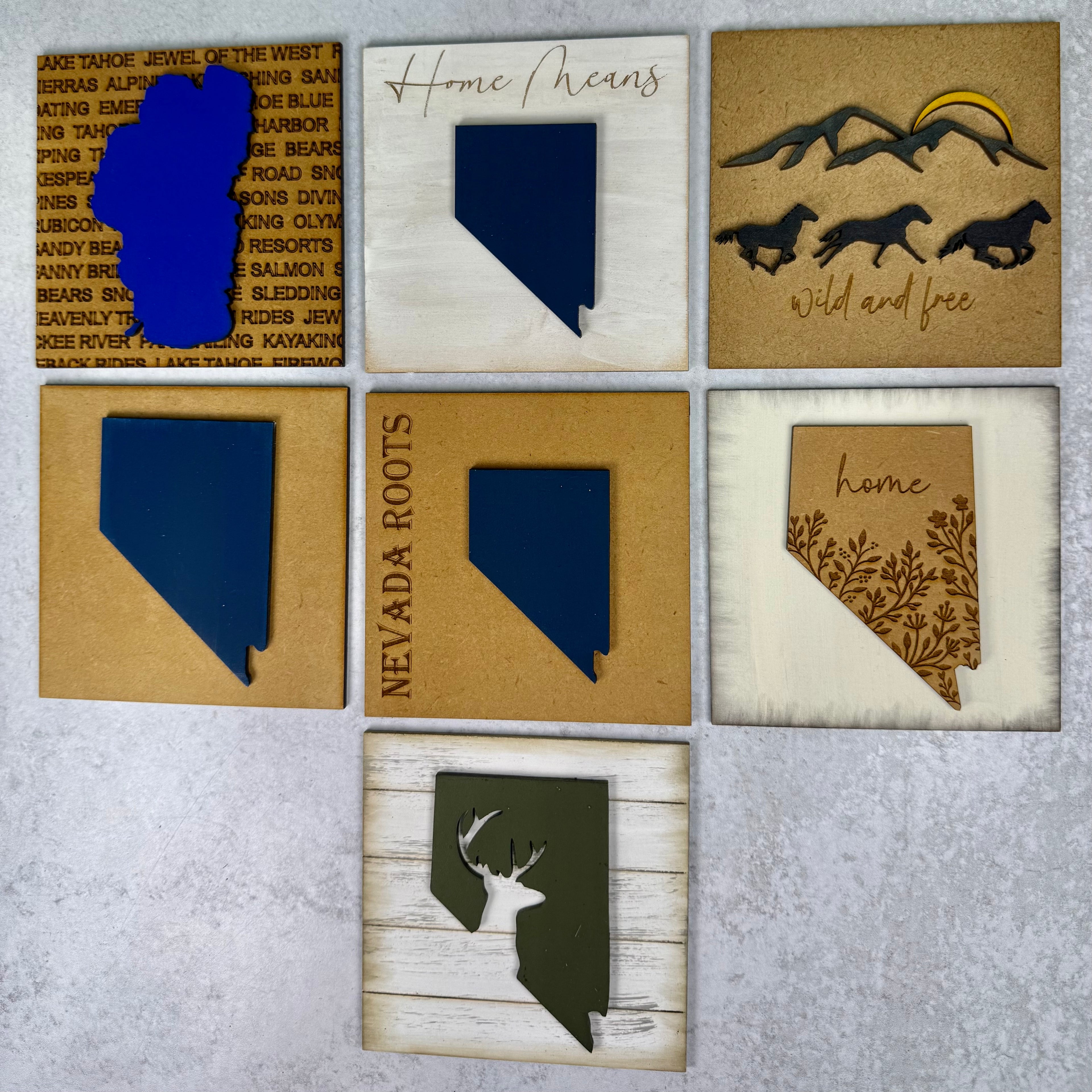 Nevada Interchangeable Tile Collection:  Tiles $10/each