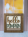 Autumn Pumpkins Please Interchangeable Tile Collection:  $10/tile