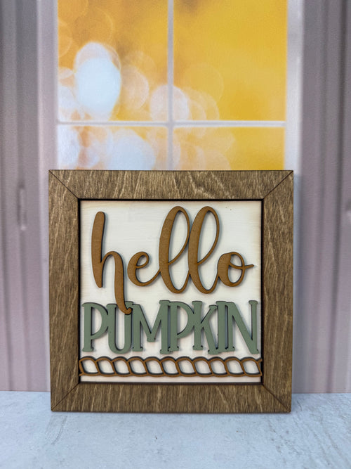 Autumn Pumpkins Please Interchangeable Tile Collection:  $10/tile