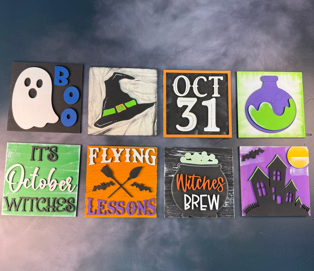 Halloween Classic Interchangeable Tile Collection:  $10/tile
