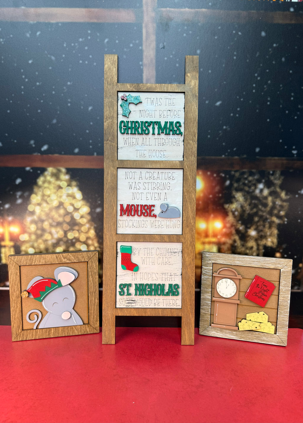 Christmas Mouse Interchangeable Tile Collection:  $10/tile