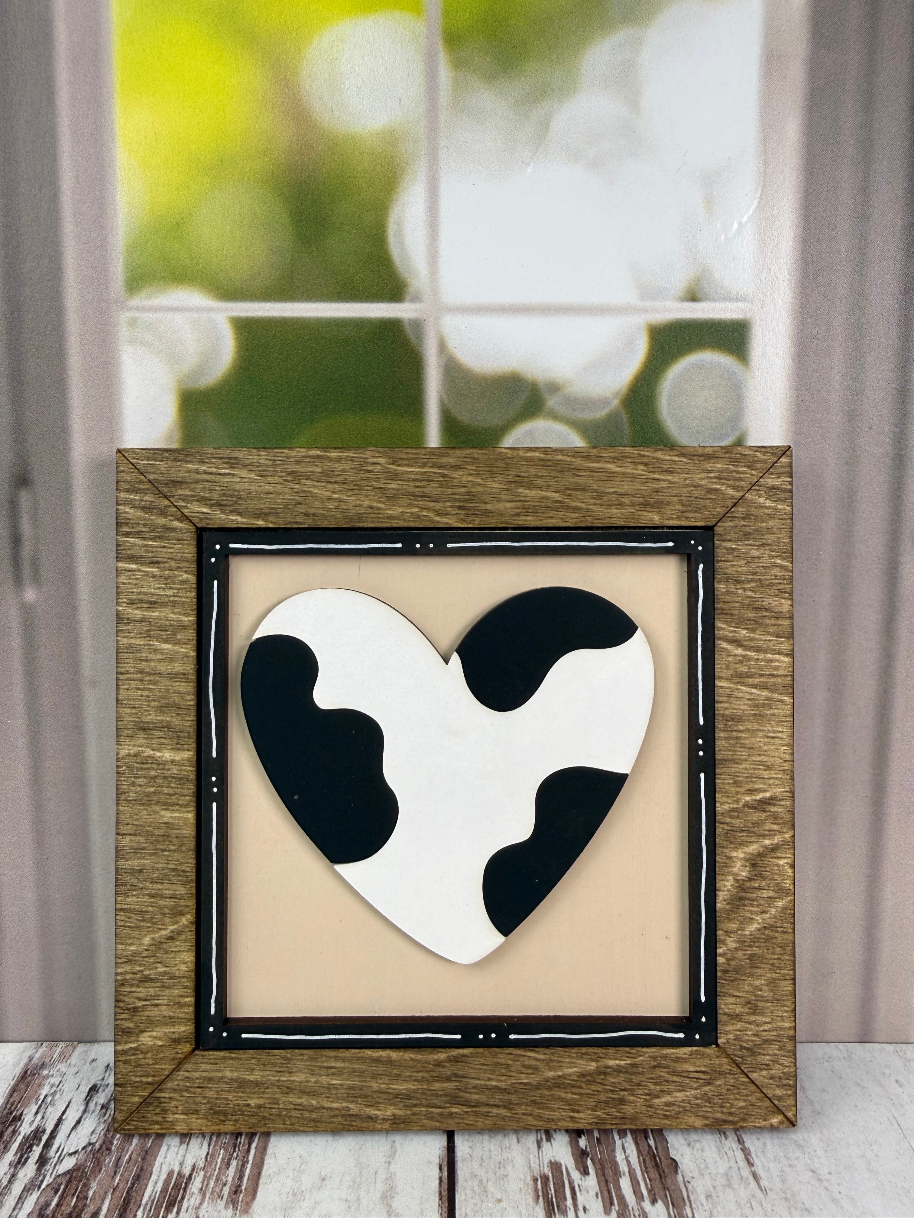 Cow Interchangeable Tile Collection:  $10/each