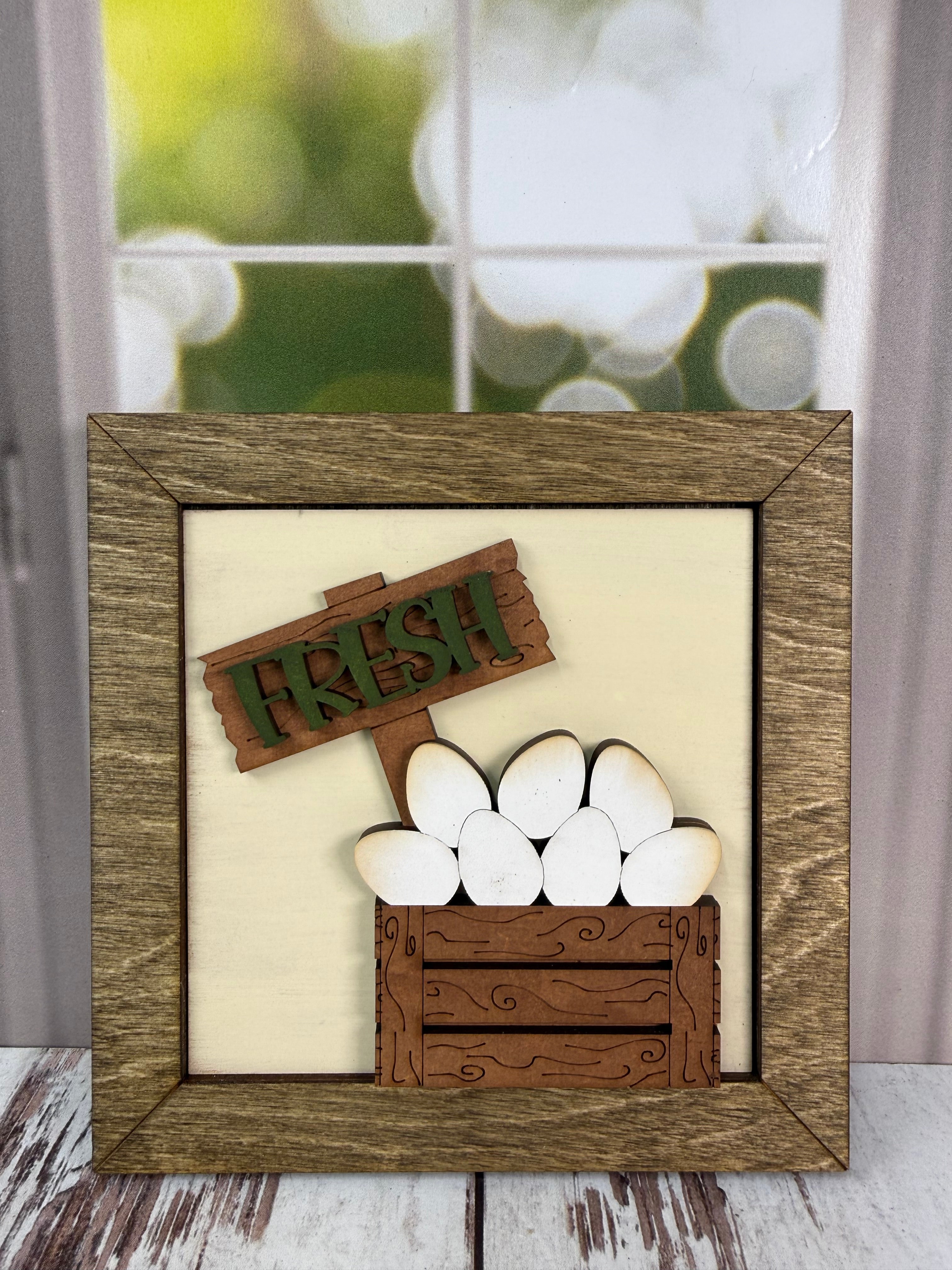 Chicken Interchangeable Tile Collection:  $10/each