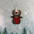 Personalized Reindeer Ornament