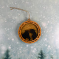 Cowgirl/Horse Silhouette Ornament