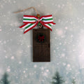 Door with Wreath Ornament
