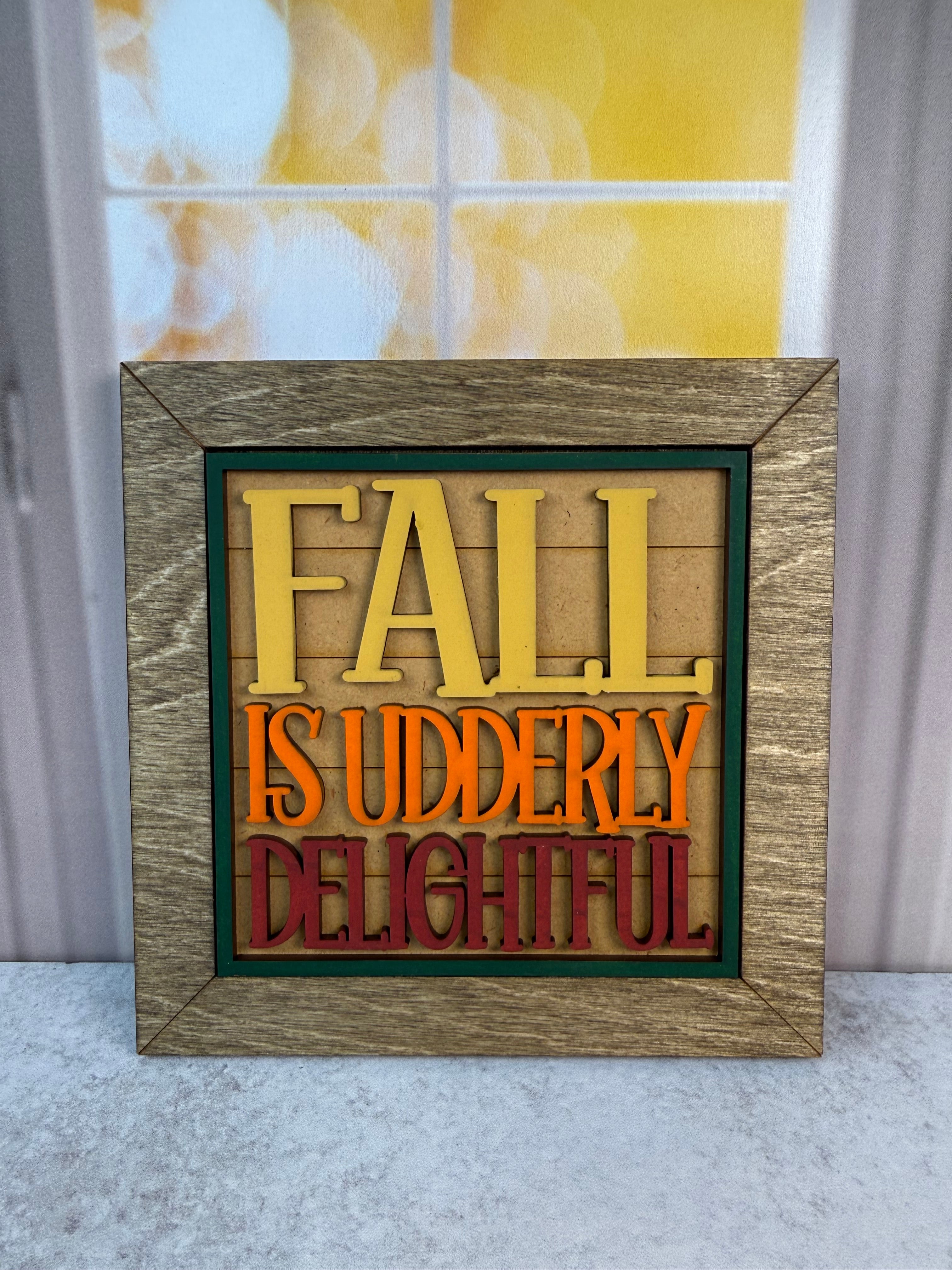 Highland Cow Fall Interchangeable Tile Collection:  $10/tile