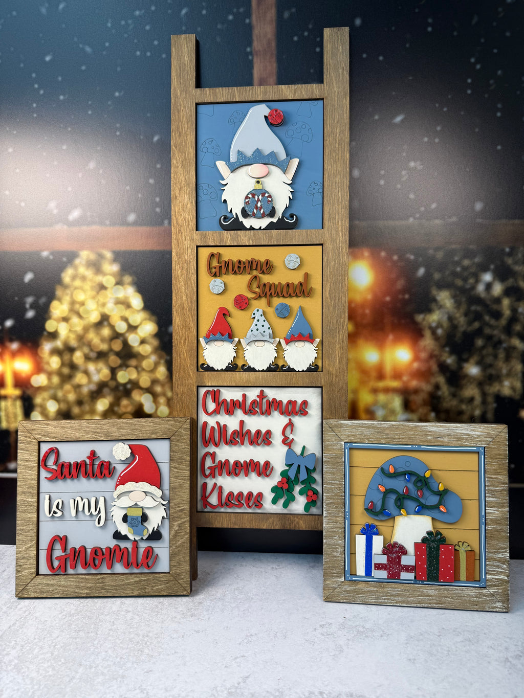 Gnome Christmas Interchangeable Tile Collection:  $10/tile