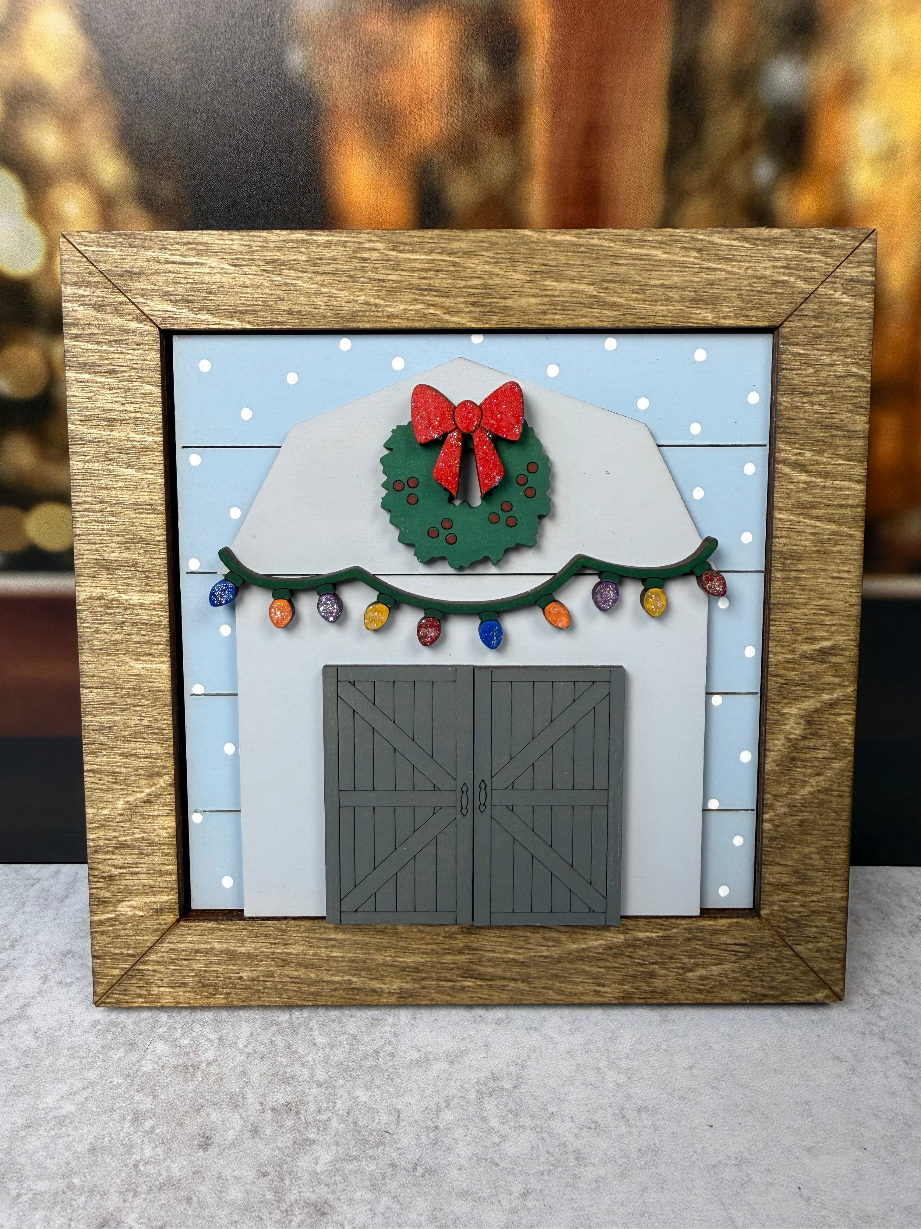 Highland Cow Christmas Interchangeable Tile Collection:  $10/tile