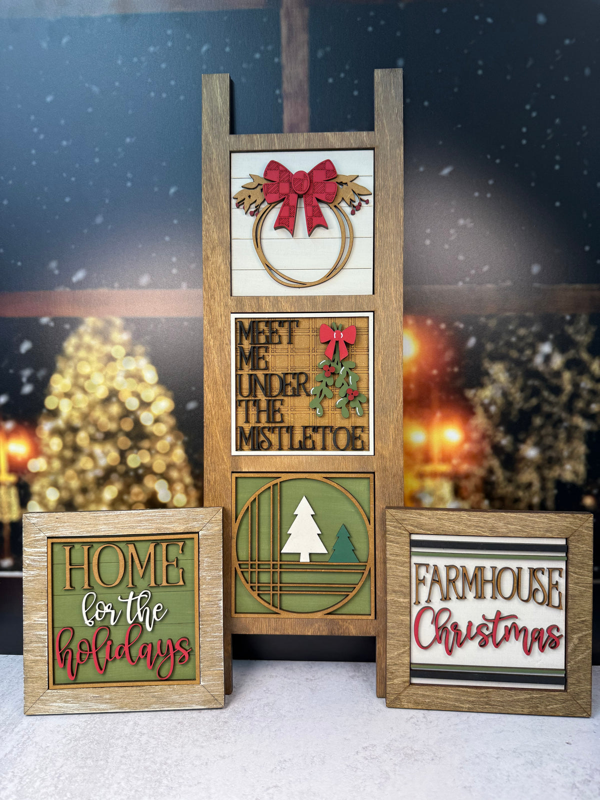 Farmhouse Christmas Interchangeable Tile Collection:  $10/tile