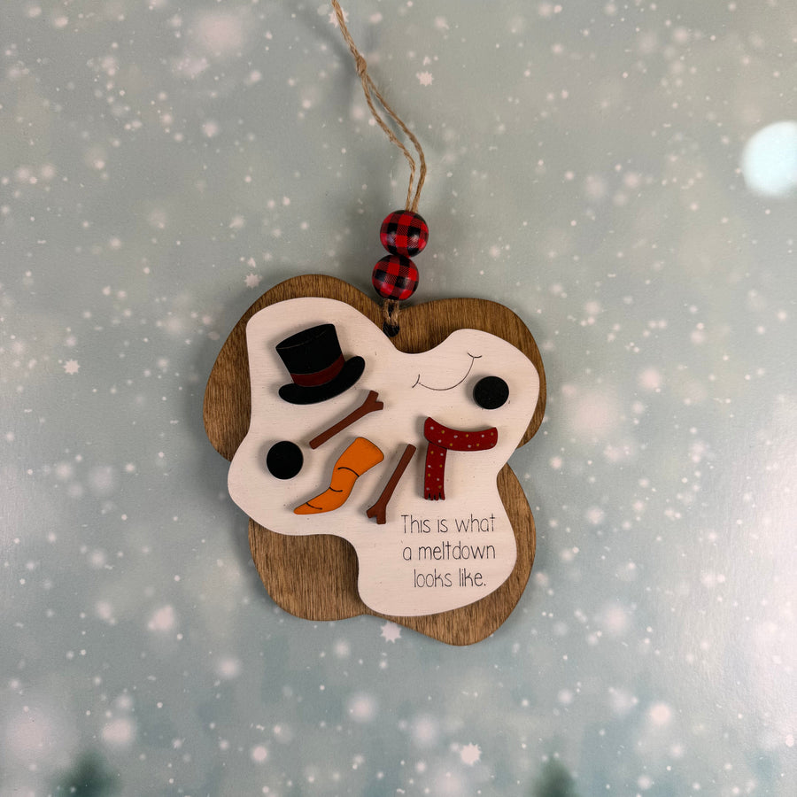 This is What a Meltdown Looks Like Ornament