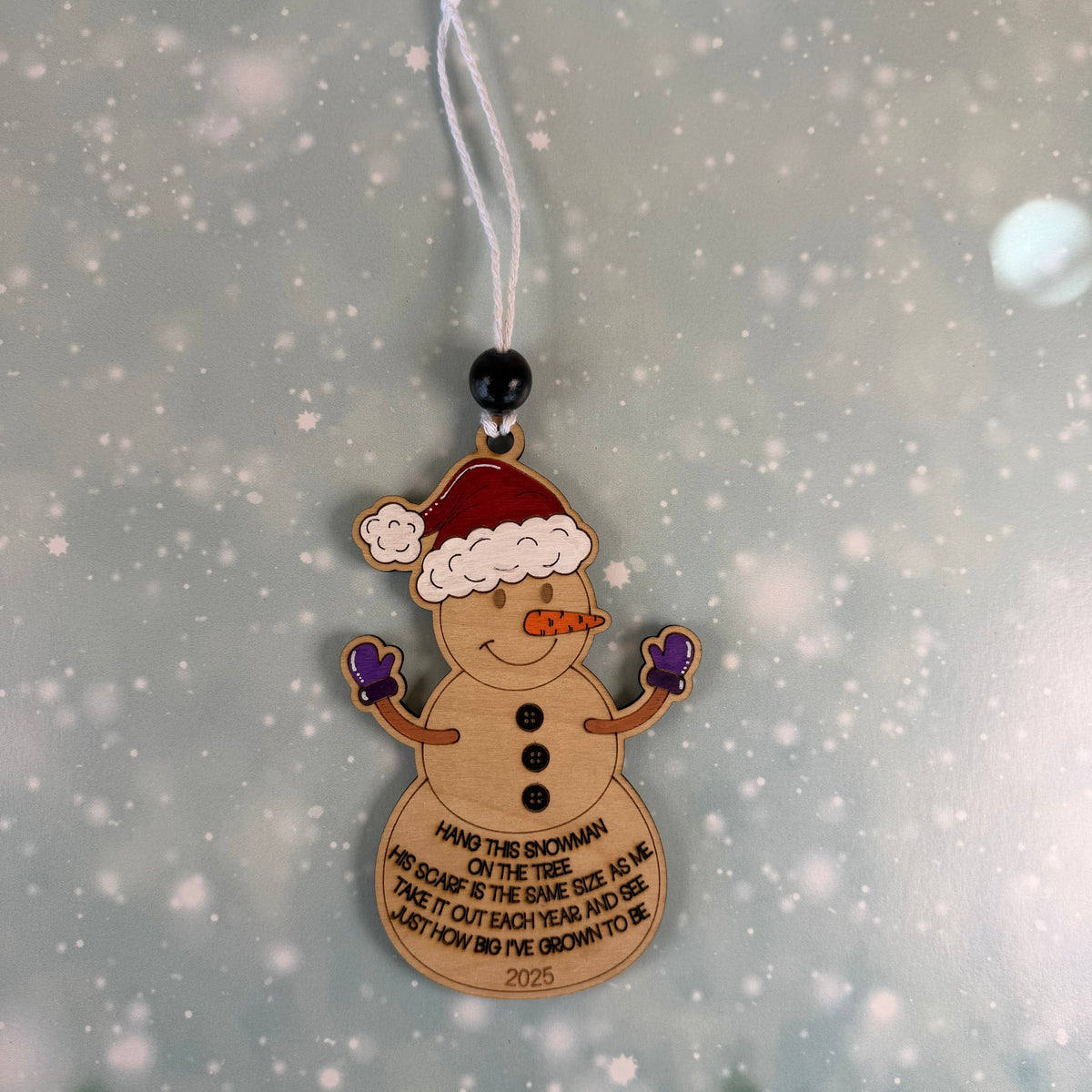 Snowman Growth Ornament