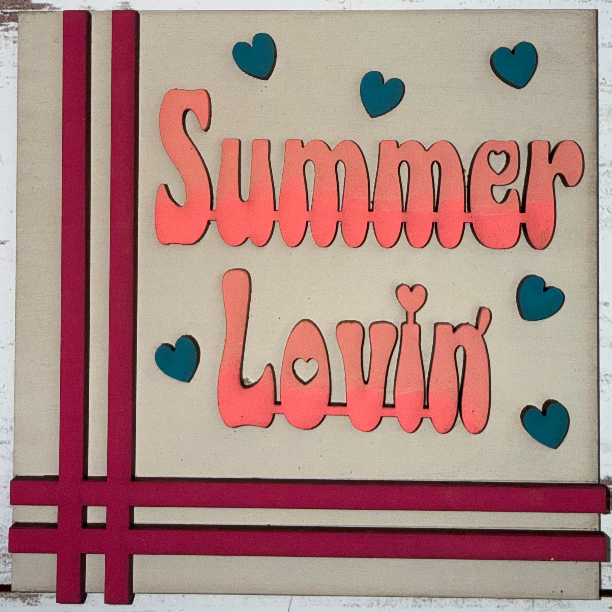 💕 Summer Lovin’ Interchangeable Tile Collection: Single Tiles ($10/ea)