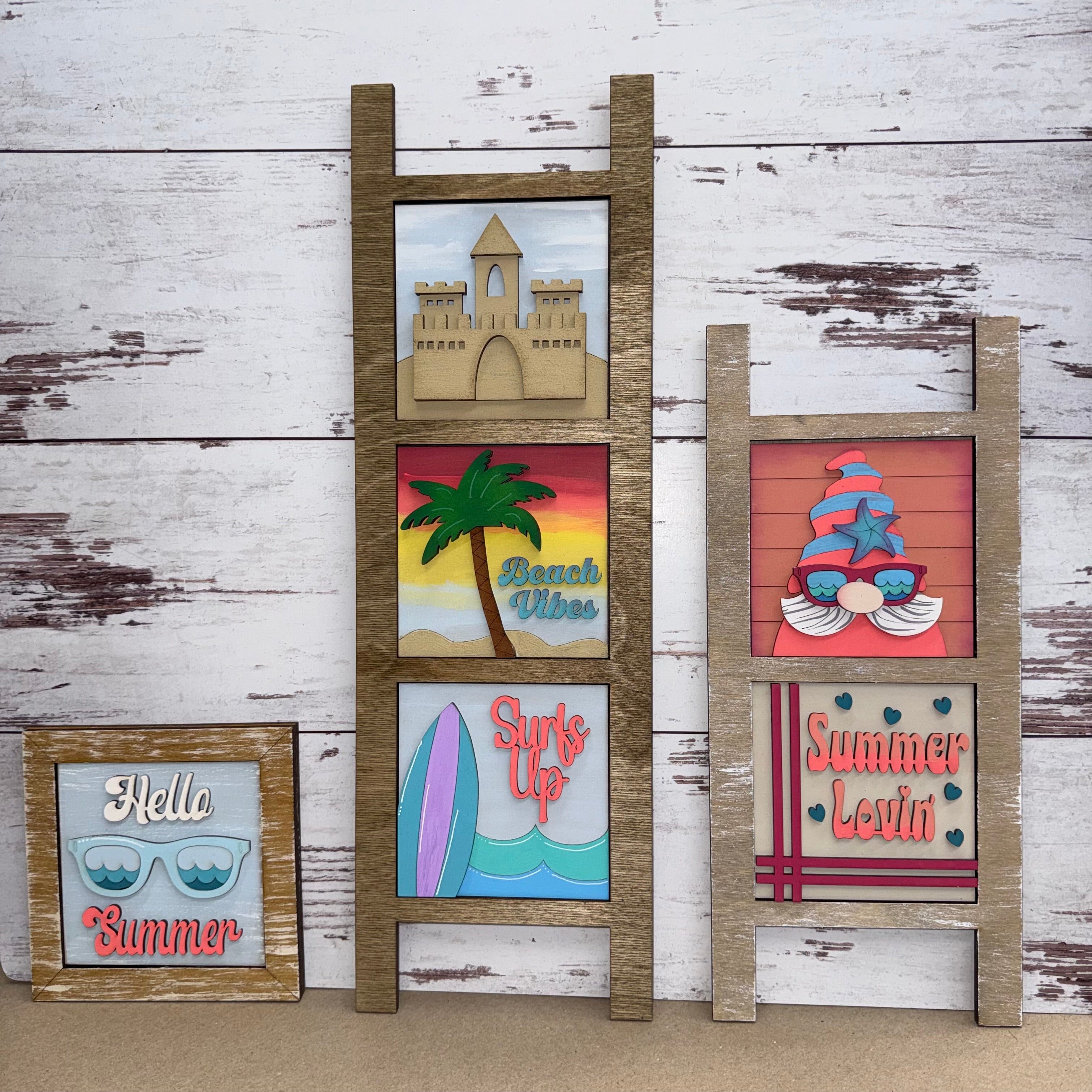 Interchangeable Leaning Ladder Frames (Single • Double • Triple)