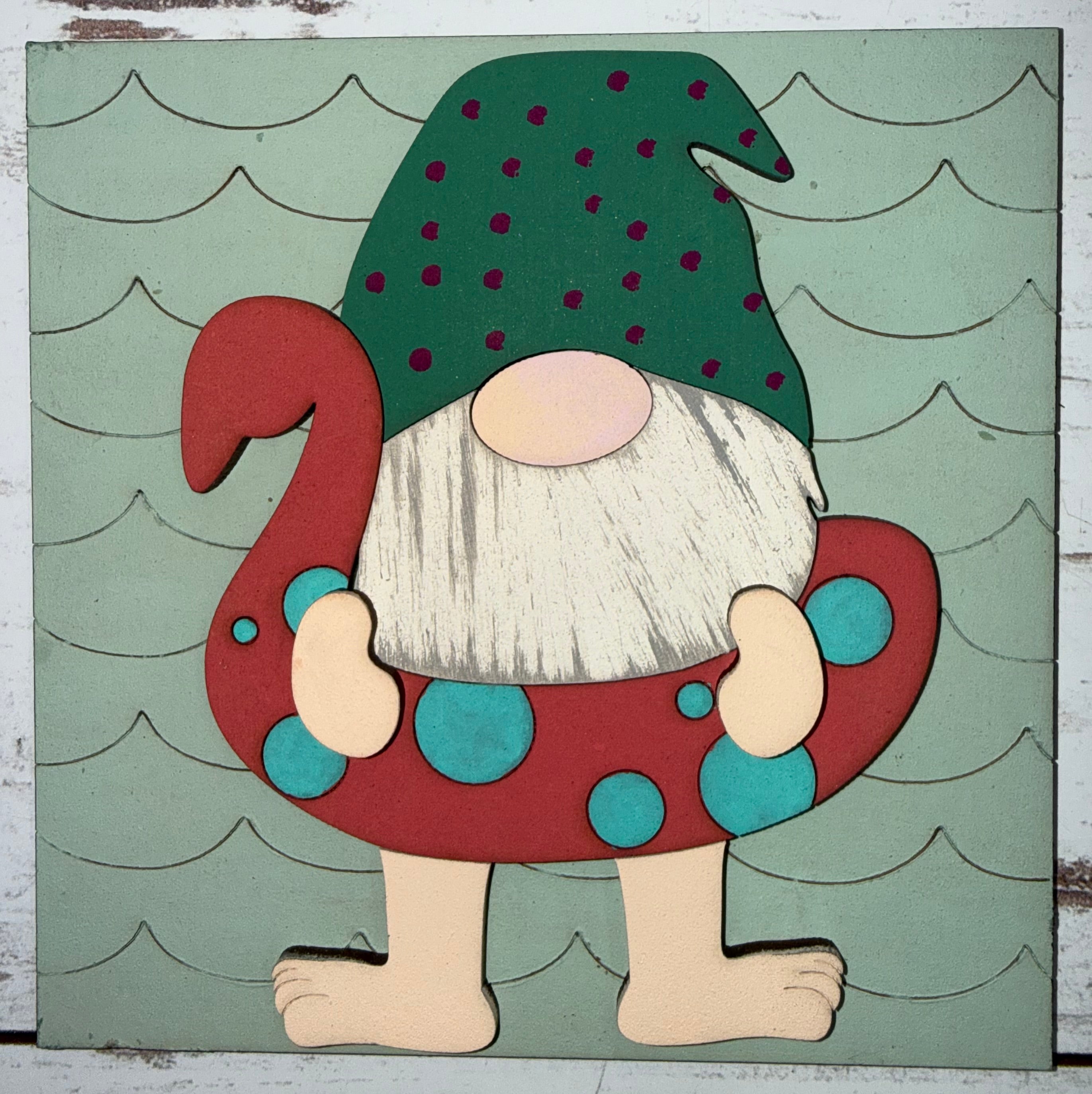 Summer Gnome Interchangeable Tile Collection:  (Individual Tiles $10/each)