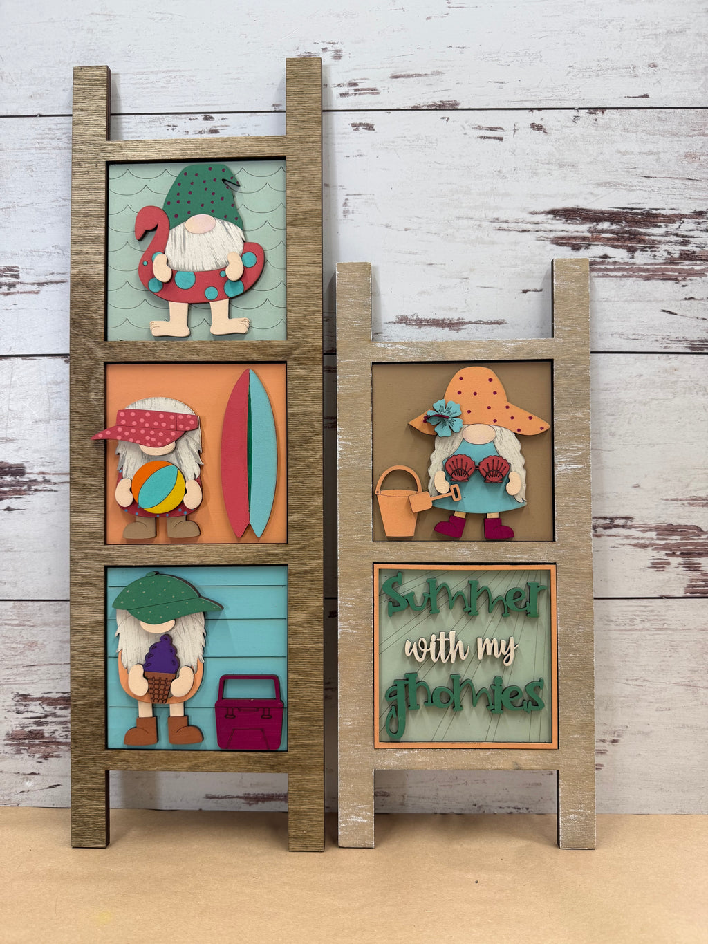 Summer Gnome Interchangeable Tile Collection:  (Individual Tiles $10/each)